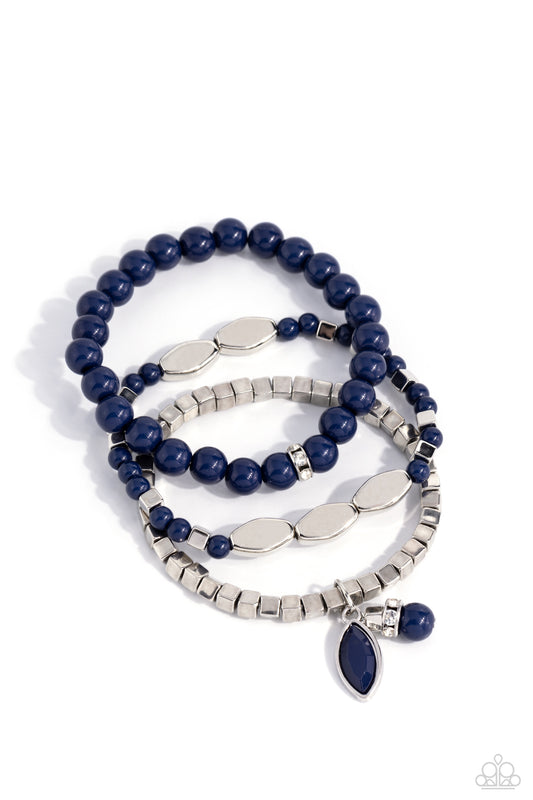 Redefined Romance – Blue | Paparazzi Bracelet