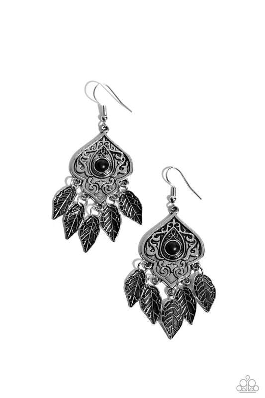 Desert Canopy – Black | Paparazzi Earrings