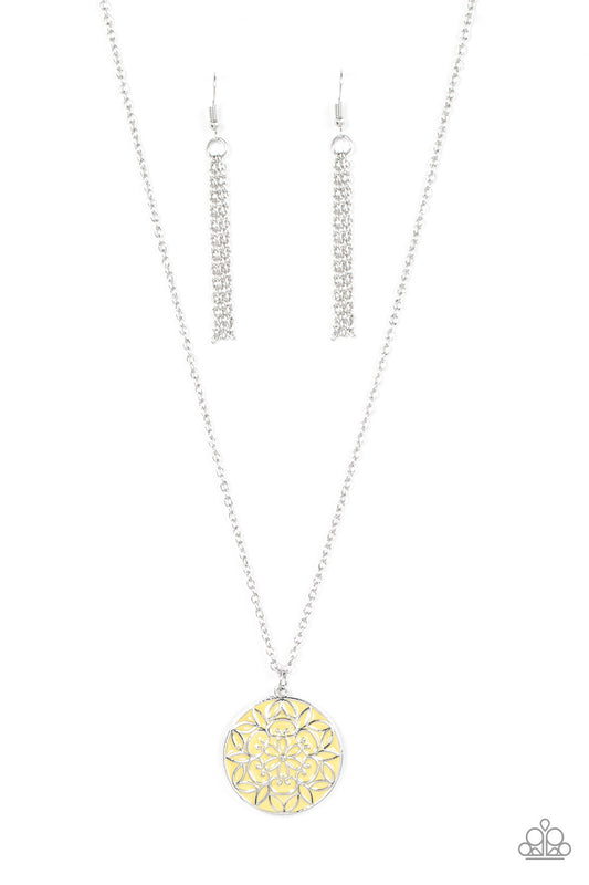 Colorfully Cottagecore – Yellow | Paparazzi Necklace