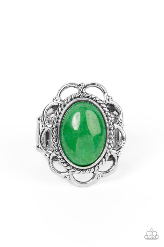 Gemstone Eden – Green | Paparazzi Ring
