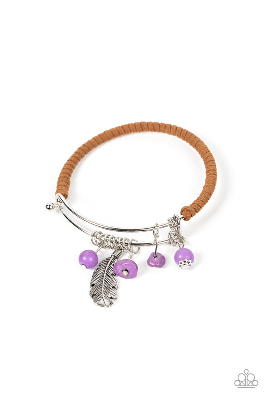 Running a-FOWL - – Purple | Paparazzi Bracelet