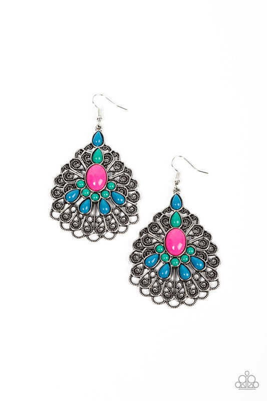 Peacock Prance – Multi | Paparazzi Earrings