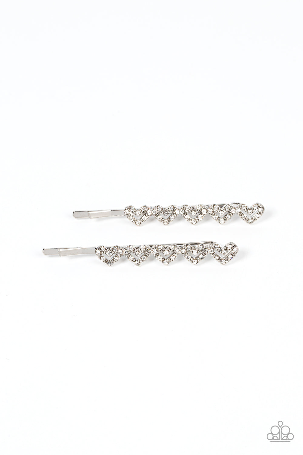 Thinking of You – White | Paparazzi Hair Clips