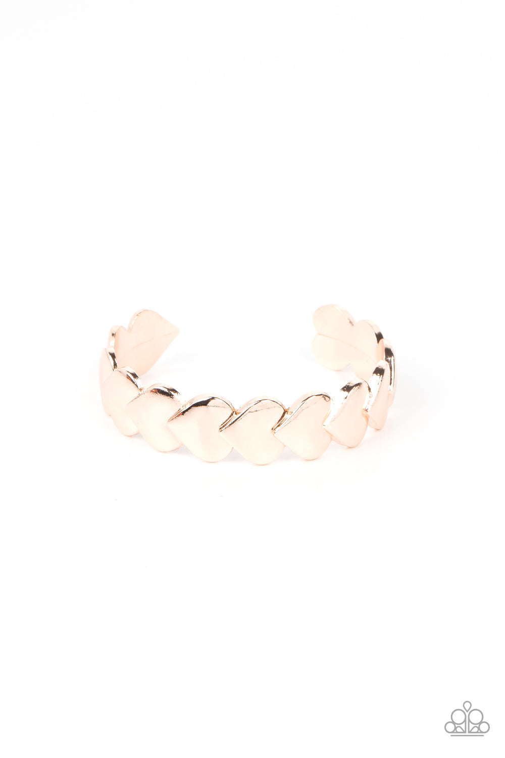 Hearts Galore. - Rose – Gold | Paparazzi Bracelet