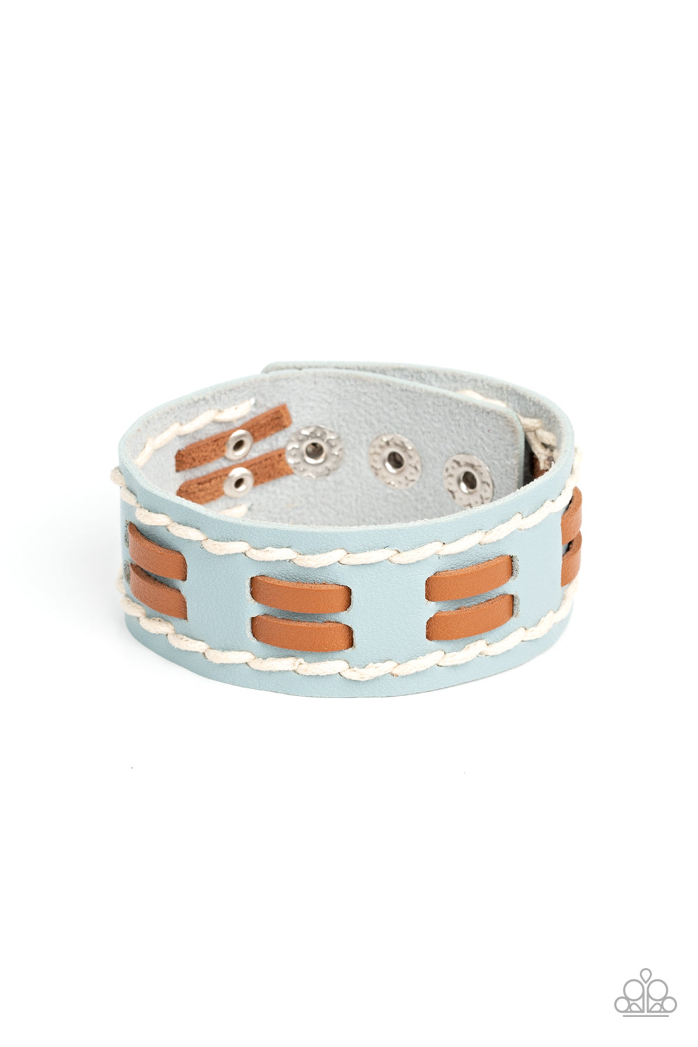 In the FRONTIER Running – Blue | Paparazzi Bracelet