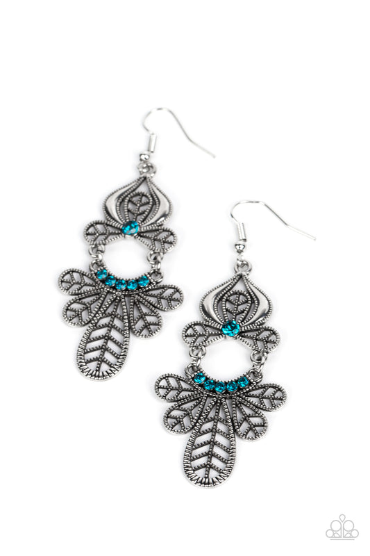 Galapagos Gala – Blue | Paparazzi Earrings