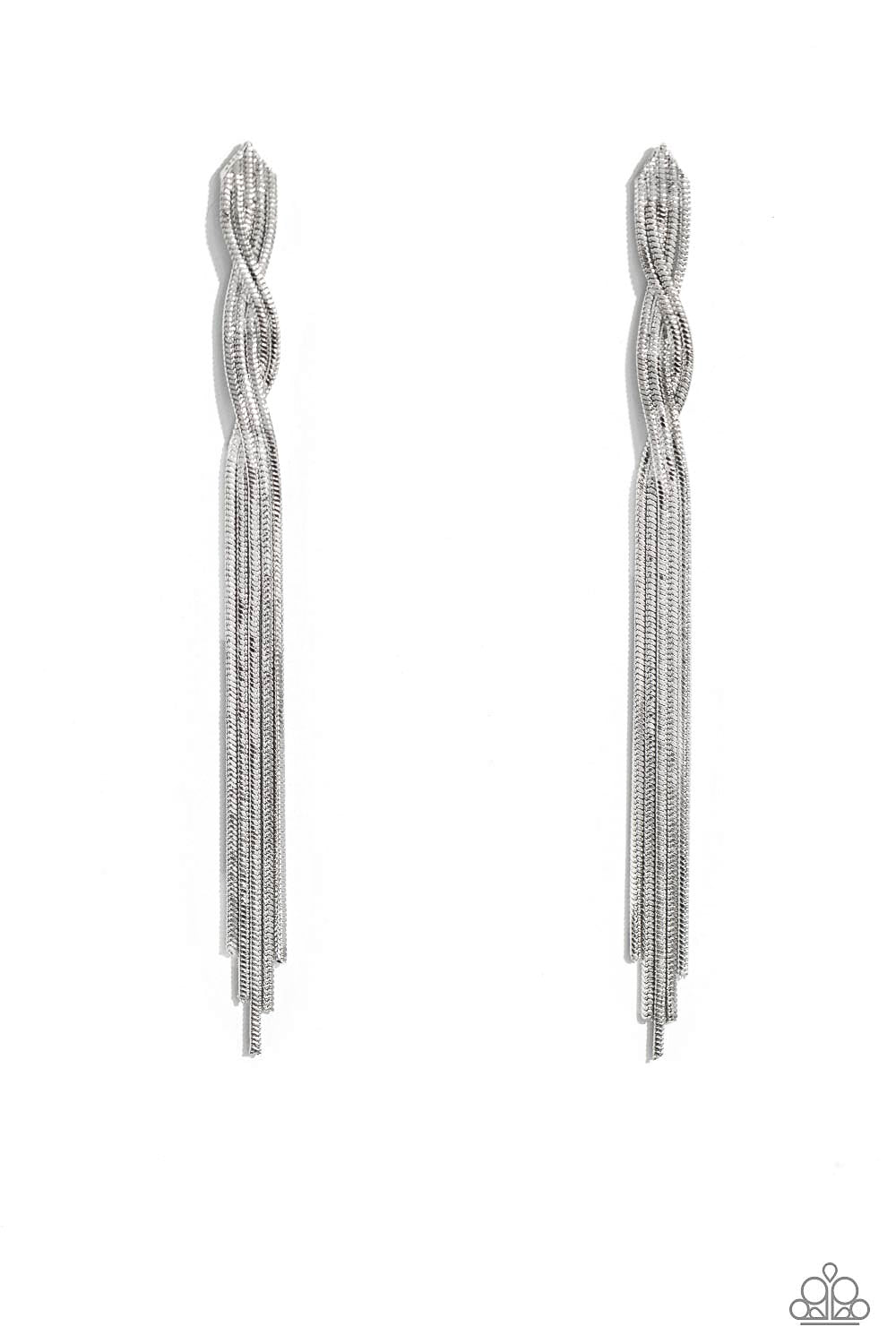 Ropin Rodeo Queen – Silver | Paparazzi Earrings