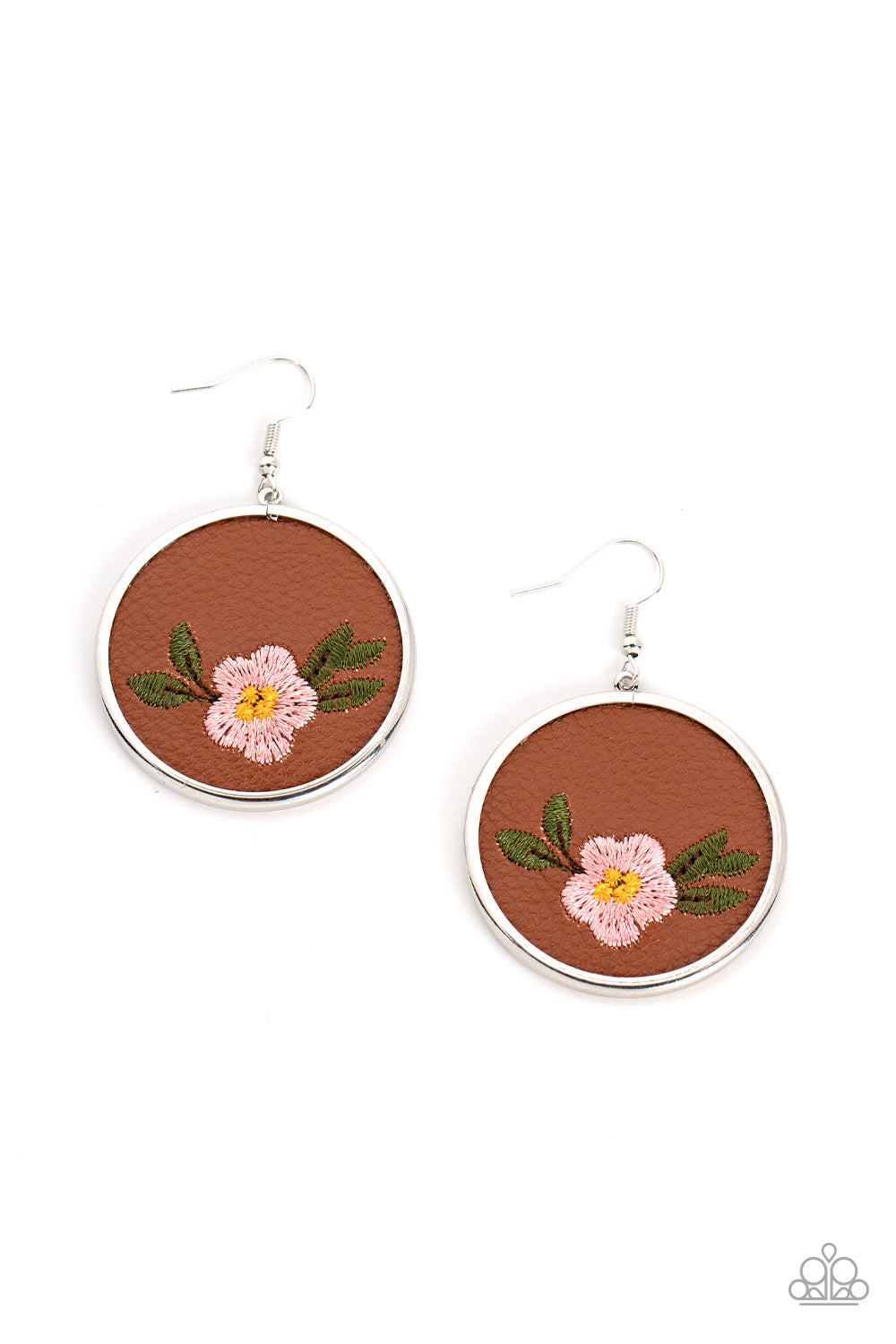 Prairie Patchwork – Pink | Paparazzi Earrings