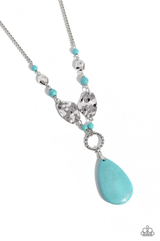 Sagebrush Sanctuary – Blue | Paparazzi Necklace