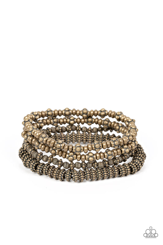Country Charmer – Brass | Paparazzi Bracelet