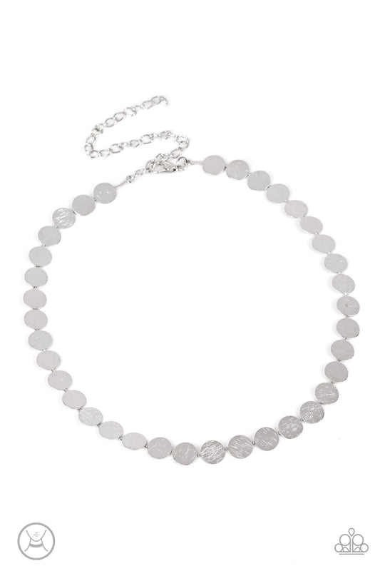 Flash Mob Flicker – Silver | Paparazzi Necklace
