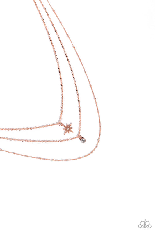 Trendy Twinkle – Copper | Paparazzi Necklace