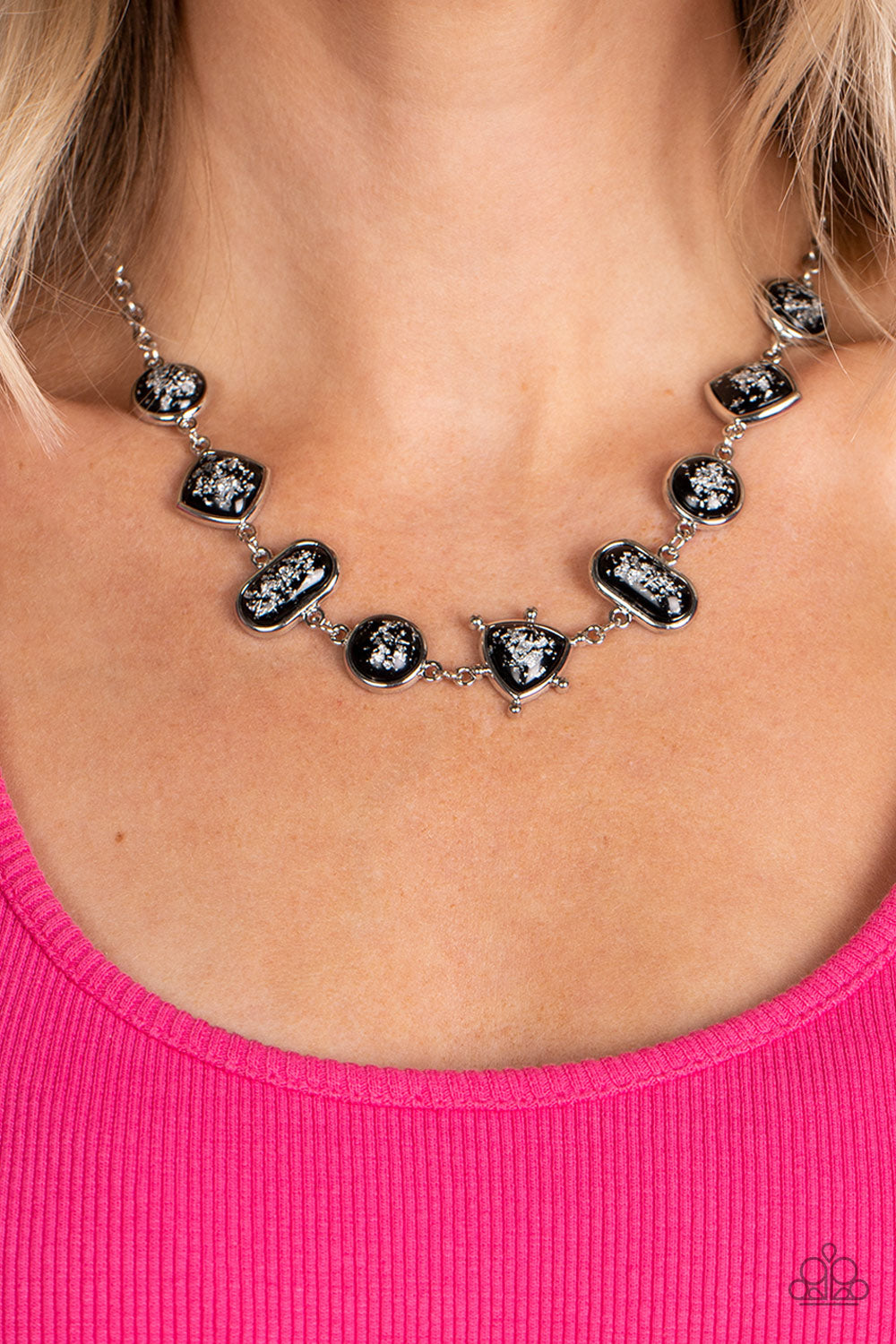 Fleek and Flecked – Black | Paparazzi Necklace