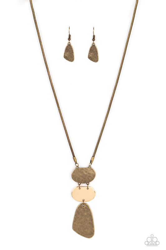 Riverside Respite – Brass | Paparazzi Necklace