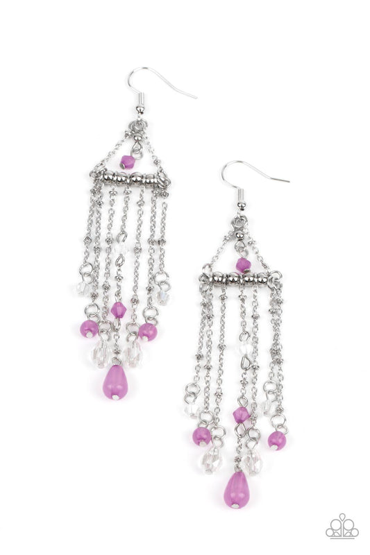 Marina Breeze – Purple | Paparazzi Earrings