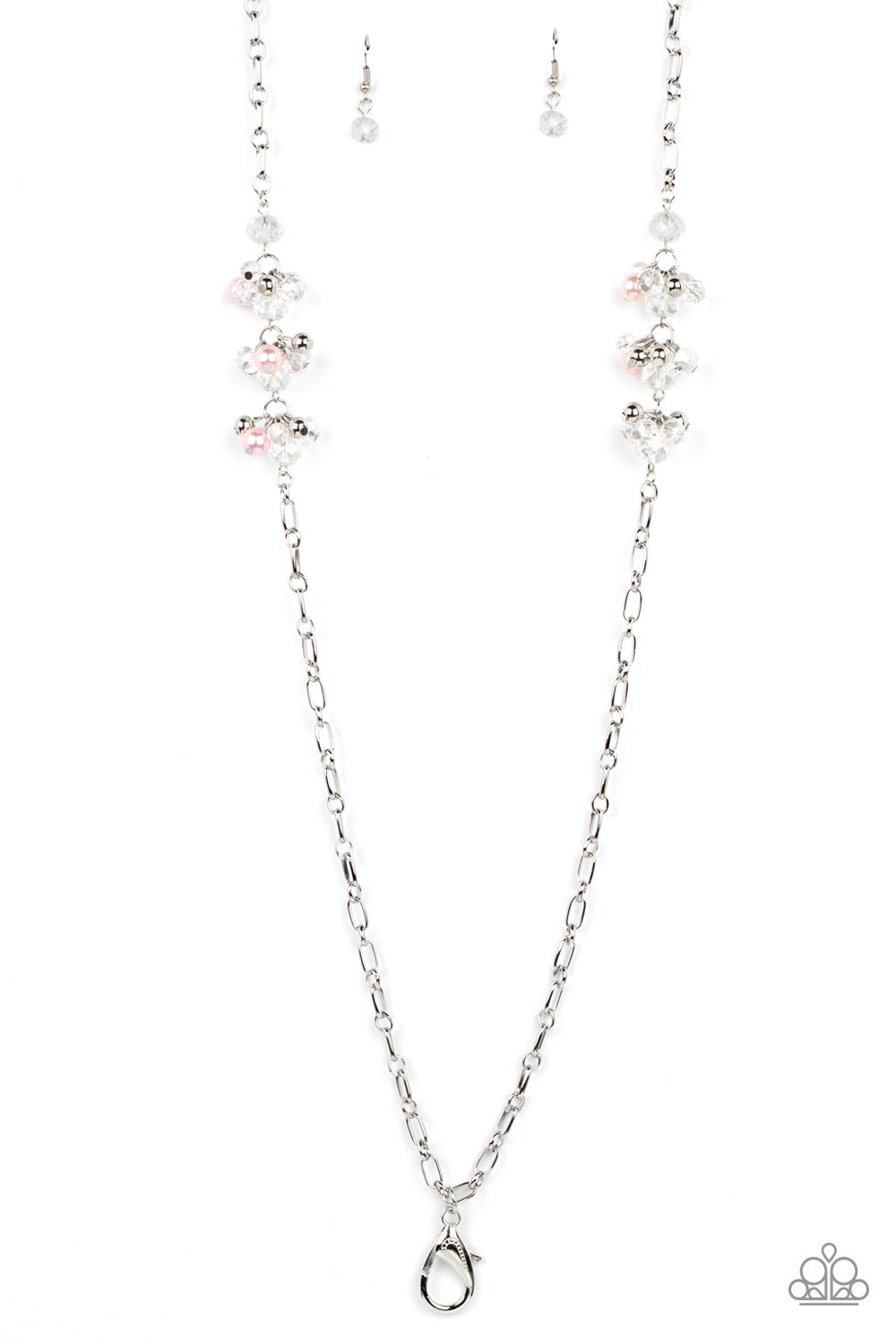 Poshly Parisian – Pink | Paparazzi Lanyard Necklace