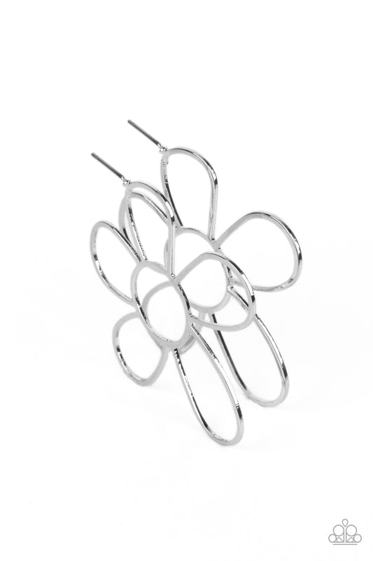 Rustic Rarity – Silver | Paparazzi Earrings