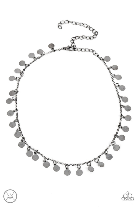 Champagne Catwalk – Black | Paparazzi Necklace
