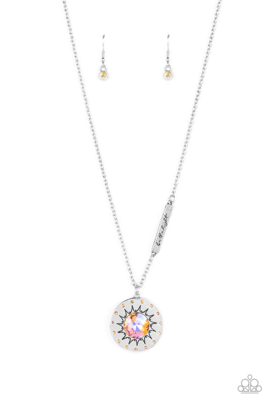 Sundial Dance – Orange | Paparazzi Necklace