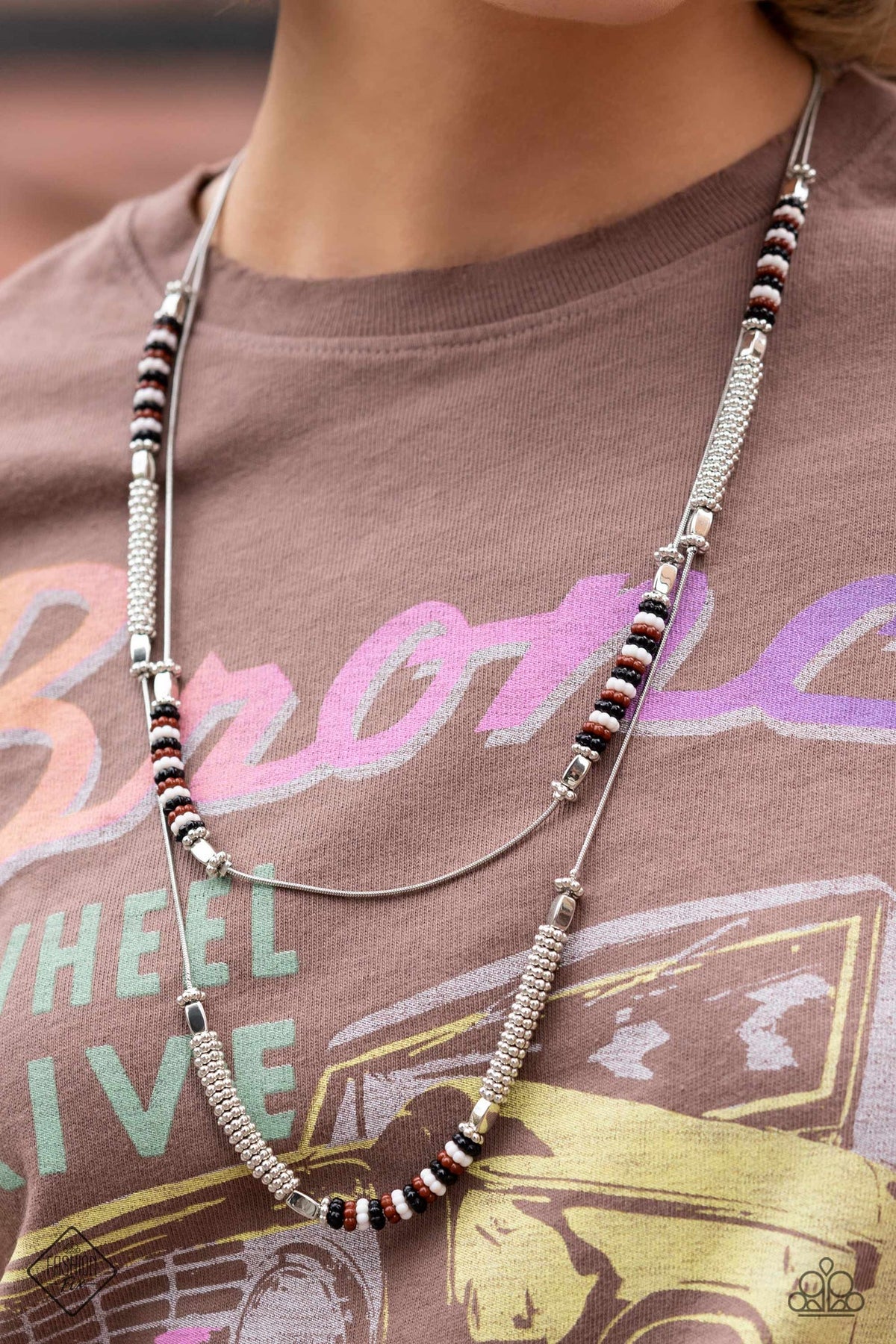 Caviar Chic – Brown | Paparazzi Necklace
