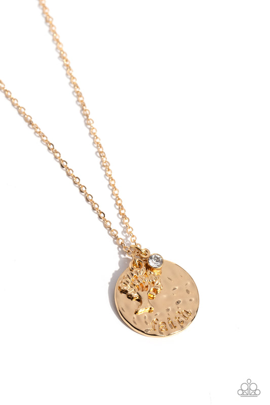 Flourishing Faith – Gold | Paparazzi Necklace