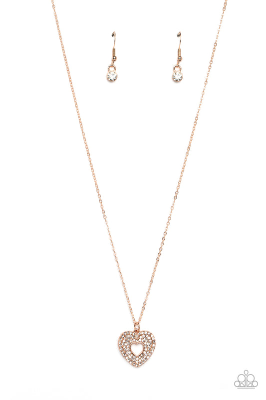 Romantic Retreat Rose – Gold | Paparazzi Necklace