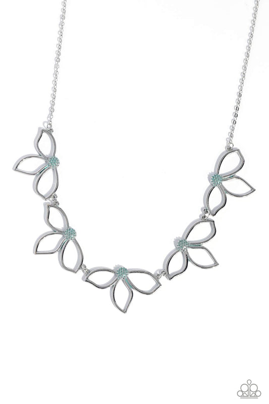 Petal Pageantry – Blue | Paparazzi Necklace