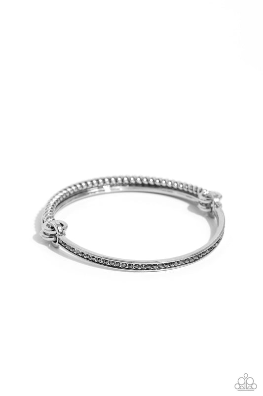 Thrilling Texture – Silver | Paparazzi Bracelet