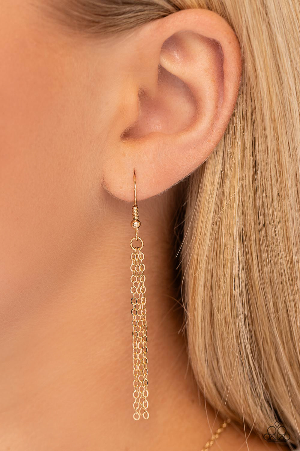 Leave Your Initials Gold - E – Gold | Paparazzi Necklace