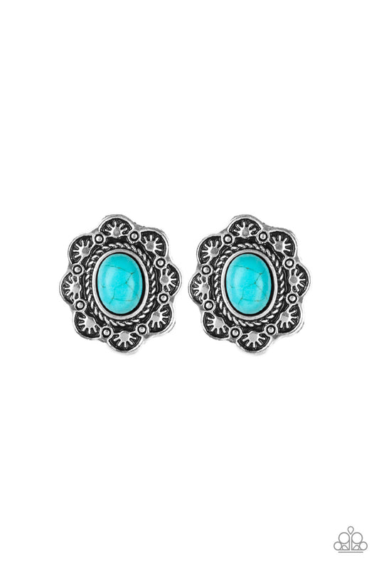 Springtime Deserts – Blue | Paparazzi Earrings
