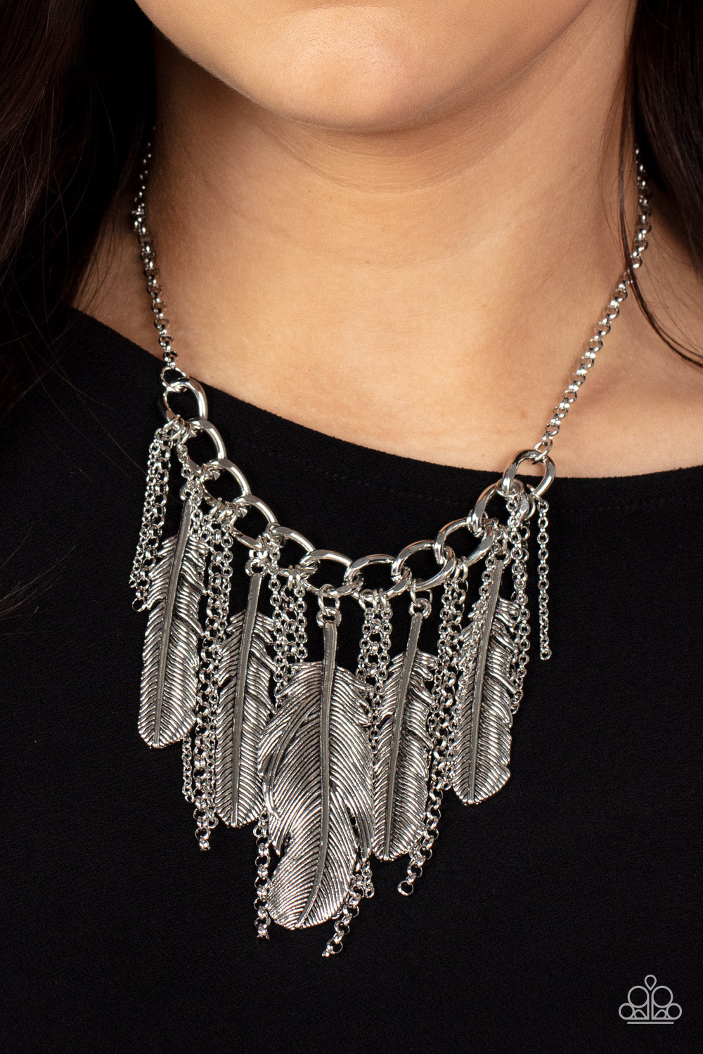 NEST Friends Forever – Silver | Paparazzi Necklace