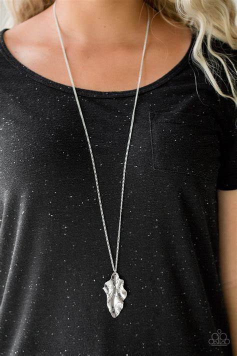 Fiercely Fall – Silver | Paparazzi Necklace