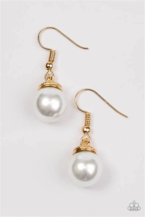 Glamorously Gatsby – Gold | Paparazzi Earrings