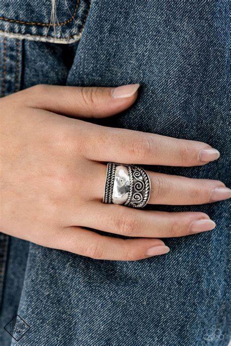 Texture Tantrum – Silver | Paparazzi Ring