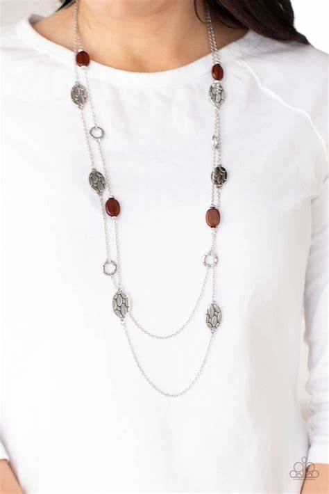 Cobble Creeks – Brown | Paparazzi Necklace