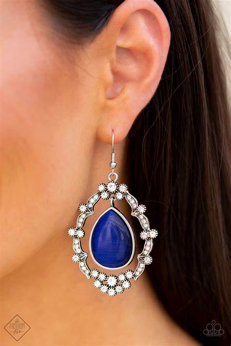 Icy Eden – Blue | Paparazzi Earrings