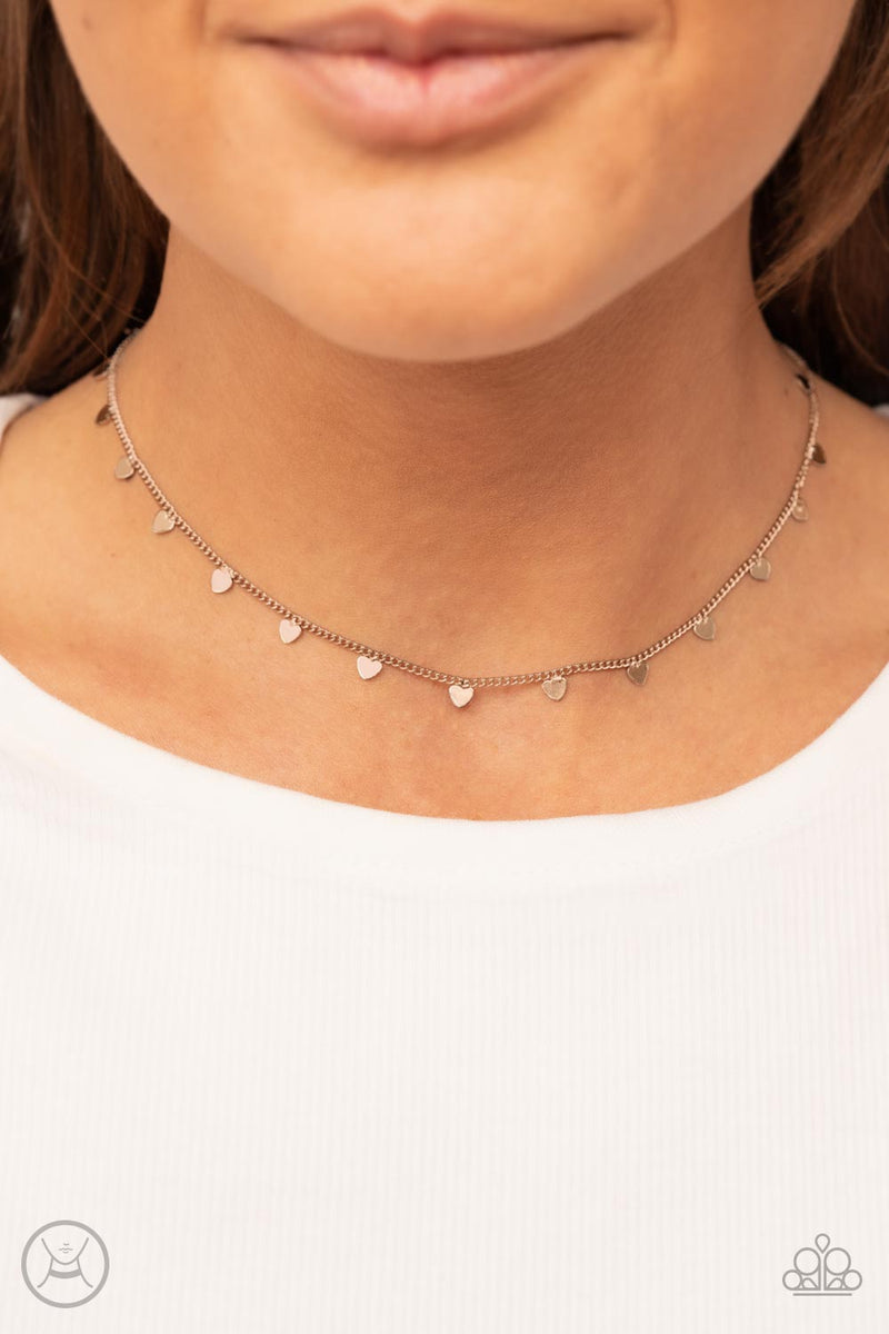 Cupid's Cutest Valentine Choker – Gold | Paparazzi Necklace