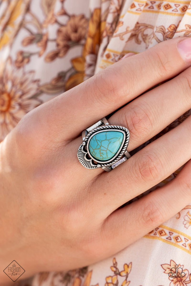 Rural Rapids – Blue | Paparazzi Ring