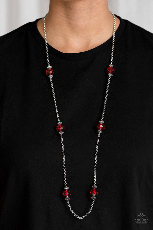 Season of Sparkle – Red | Paparazzi Necklace