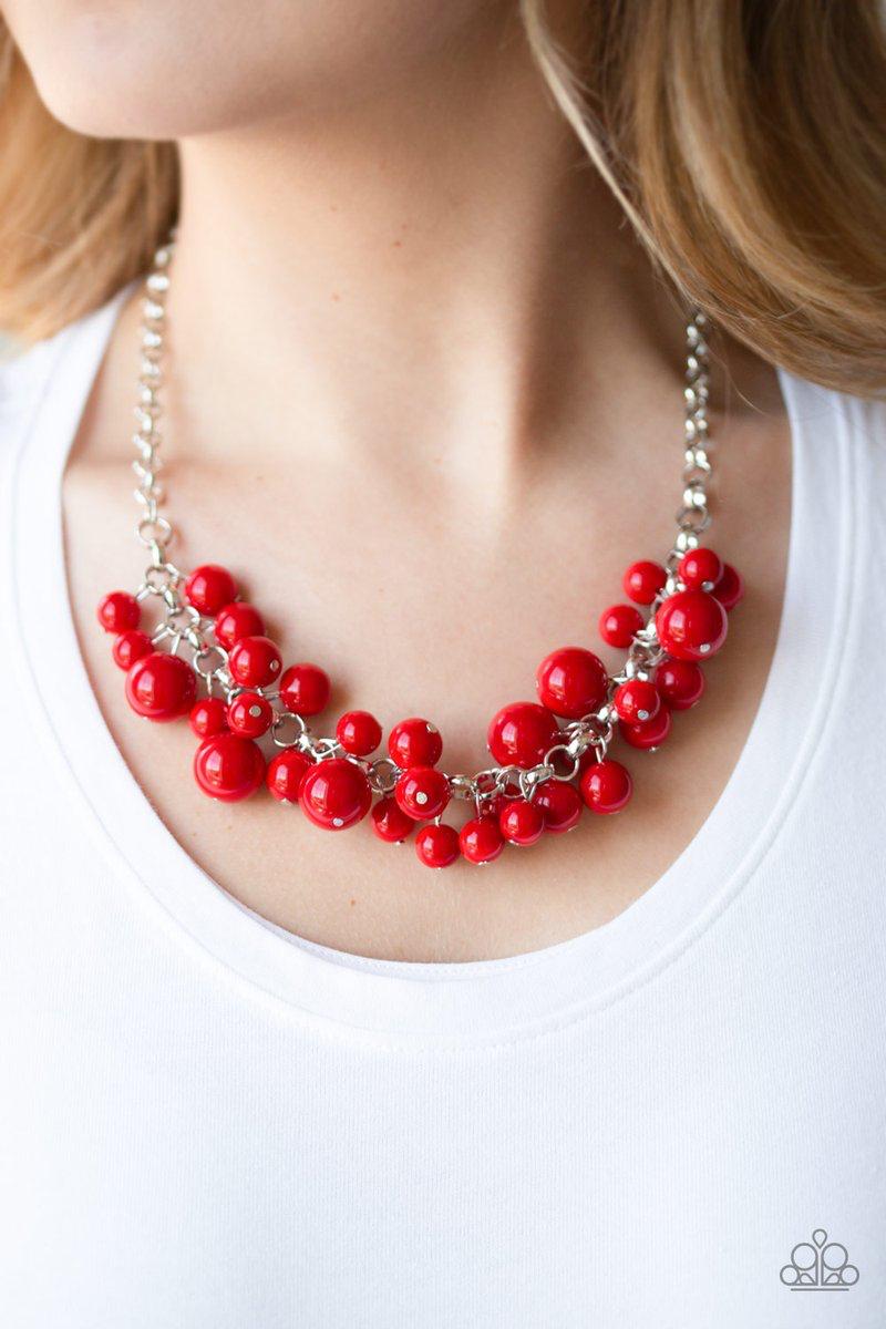 Walk this Broadway – Red | Paparazzi Necklace