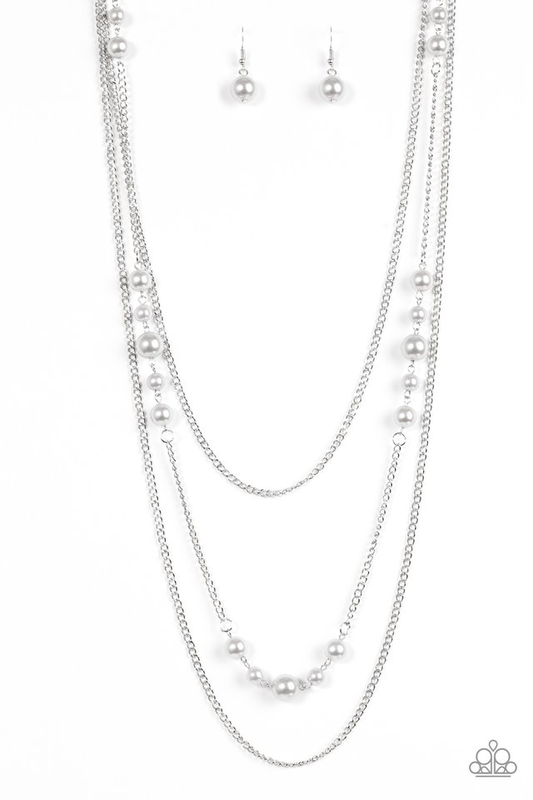 Diva Dilemma – Silver | Paparazzi Necklace
