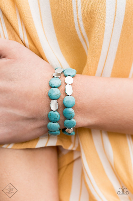 Simply Sedimentary Uptown – Blue | Paparazzi Bracelet