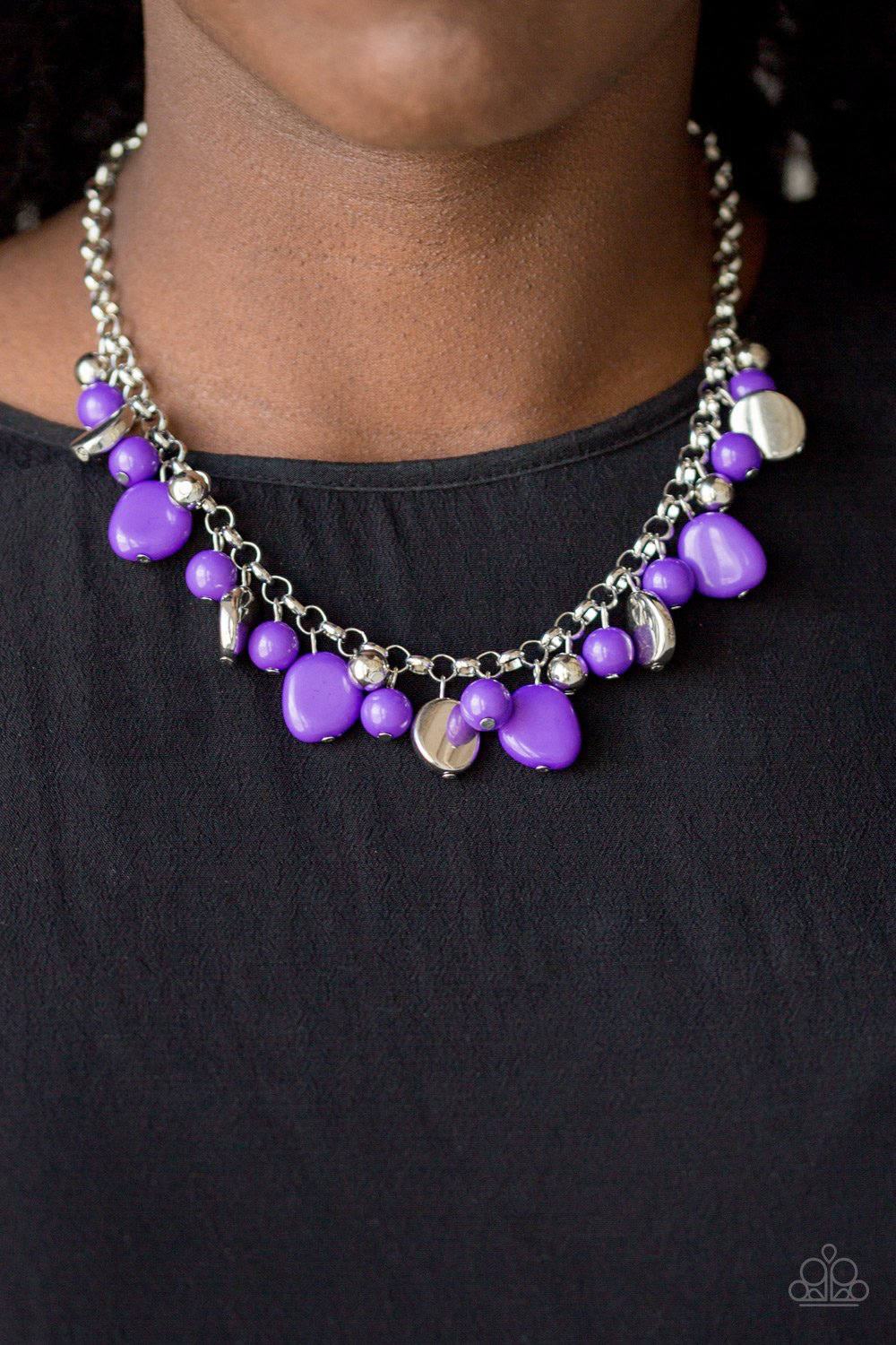 Flirtatious Florida – Purple | Paparazzi Necklace