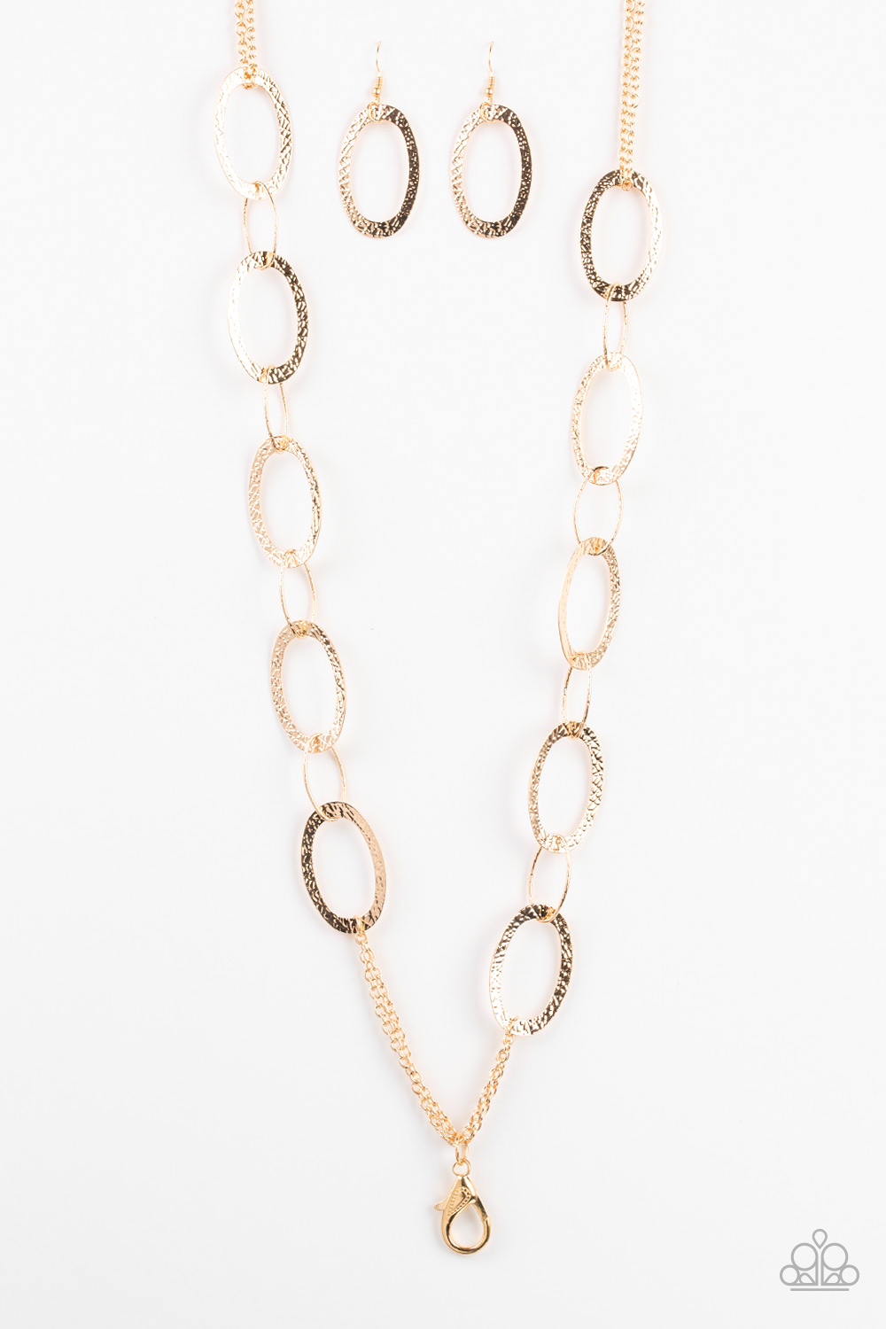 Glimmer Goals – Gold | Paparazzi Lanyard Necklace