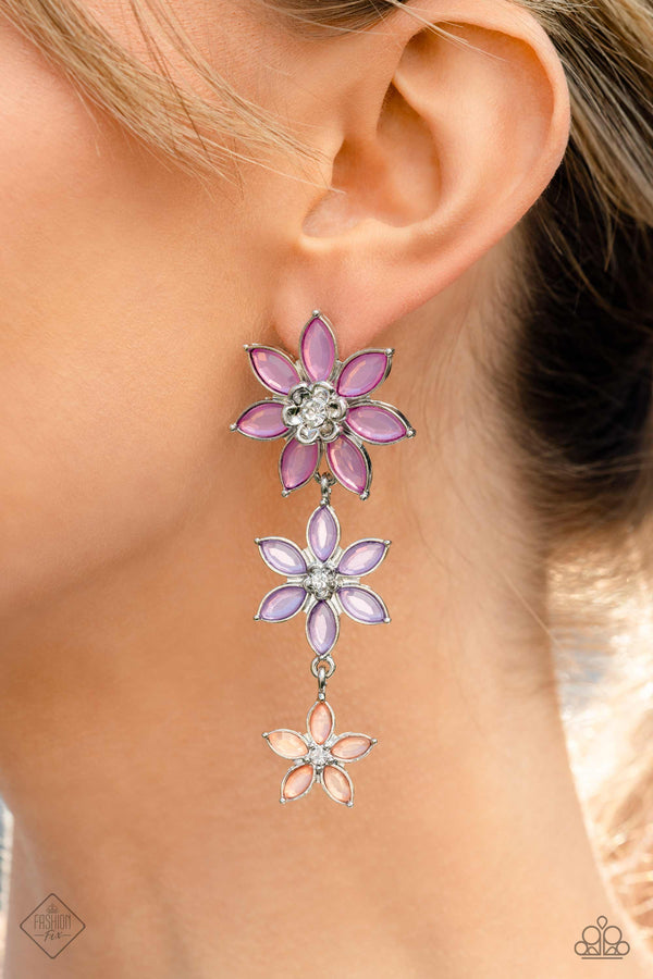 Let's Get it Garland – Pink | Paparazzi Earrings
