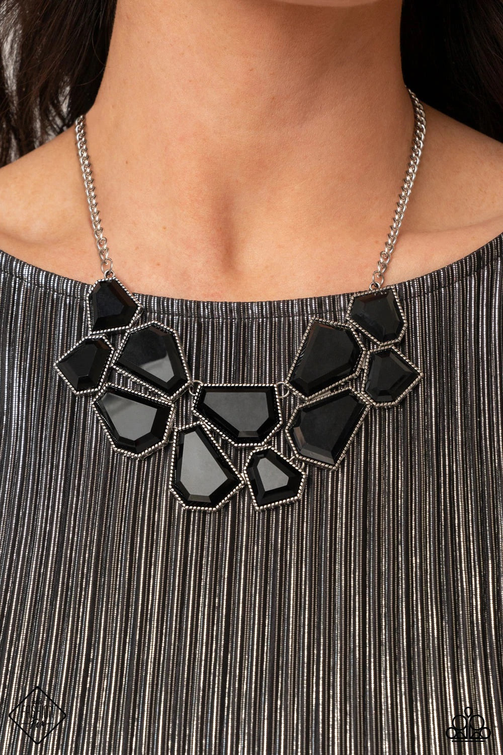 Double Defaced – Black | Paparazzi Necklace