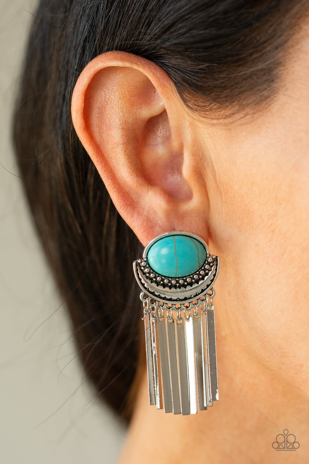 Monsoon Season – Blue | Paparazzi Earrings