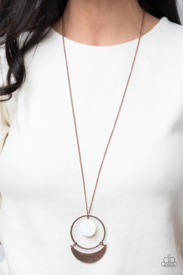 Moonlight Sailing – Copper | Paparazzi Necklace