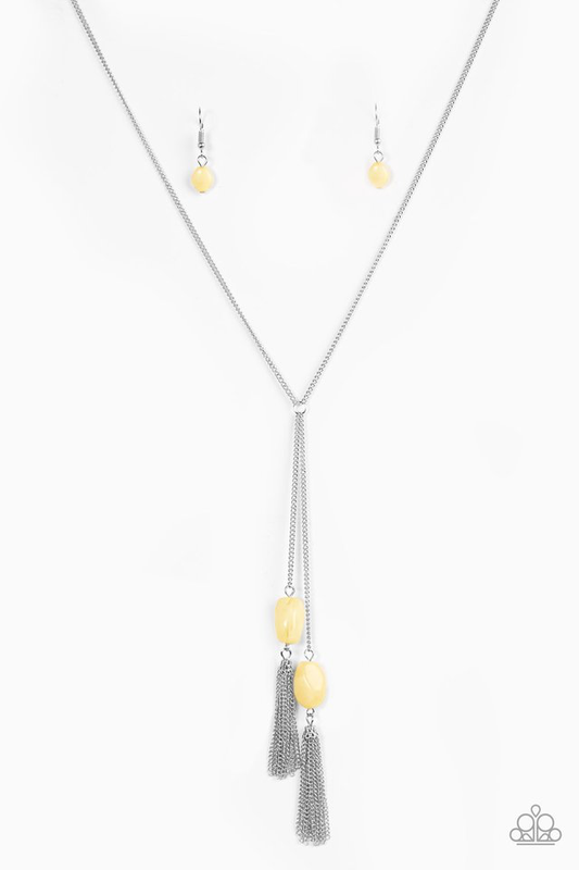 Glow Your Roll – Yellow | Paparazzi Necklace