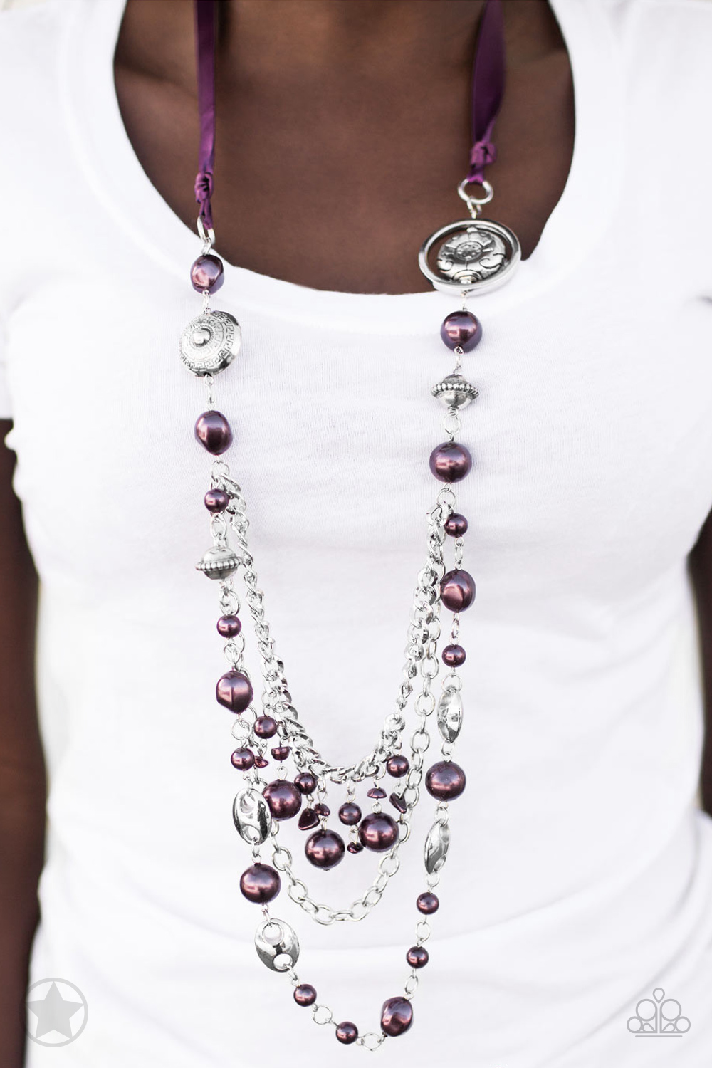 All the Trimmings – Purple | Paparazzi Necklace